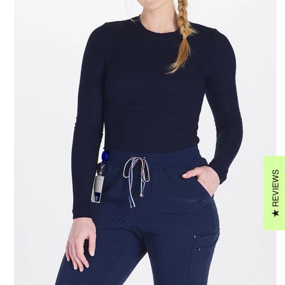DOLAN black long sleeve underscrub shirts (2 for 10)